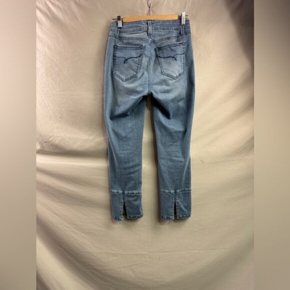 JONNY-Q Straight Leg Jeans With Rhinestone Embellishment Blue - Picture 4 of 8